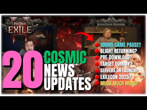 Path Of Exile 2 - 20 Big Pieces Of News From Zizaran &amp; Jonathan Interview, Exilecon? Pre-download?