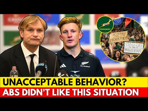 🚨LACK OF MANNERS?ALL BLACKS SPEAK OUT ABOUT THE SOUTH AFRICAN CROWD | SPRINGBOKS NEWS