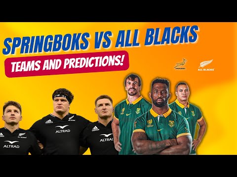 Springboks vs. All Blacks Final Test: Team Selections, Stats &amp; My Bold Prediction!