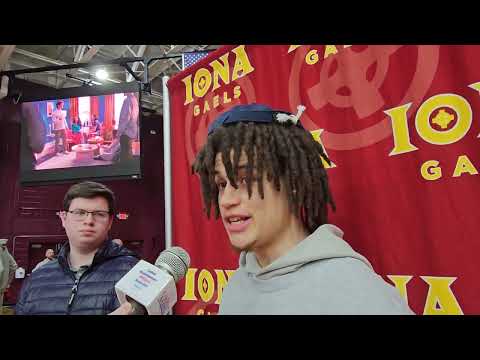 Iona Guard Walter Clayton on NCAA Selection to Play UConn in Albany