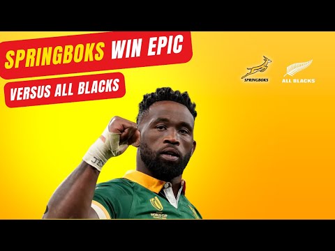 Springboks Beat All Blacks in Epic Ellis Park Clash: 31-27 in a Nail-Biting Showdown!