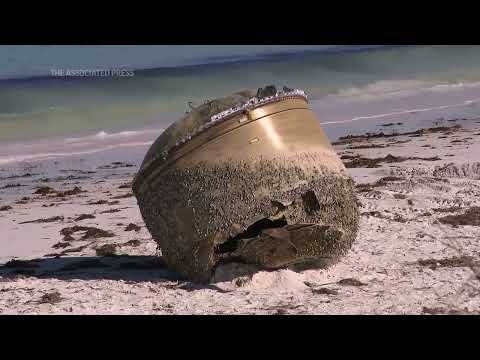 Mystery object washes up on Australian beach