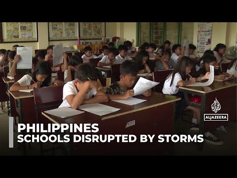 Philippines education: Severe storms, flooding disrupt school classes