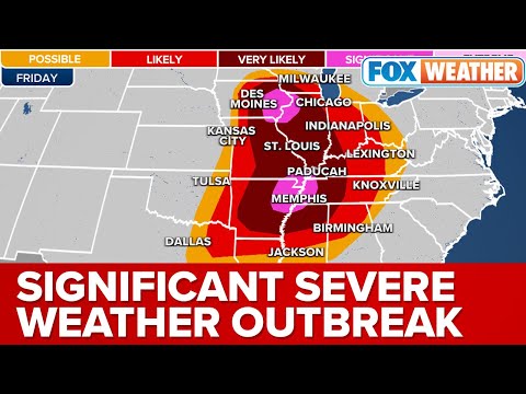 Widespread, Potential Significant Severe Weather Outbreak Looms For Central US