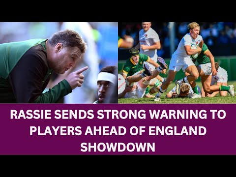 Rassie Sends Warning to Springboks players ahead of England Rugby Showdown Autumn Nations Series