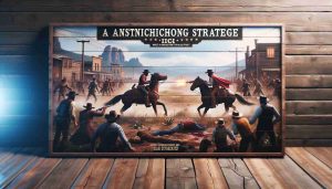 Realistic HD image illustrating an astonishing strategy used by gamers to defeat a challenging opponent, named Micah, in a Western-themed video game set in the late 1800s to early 1900s.