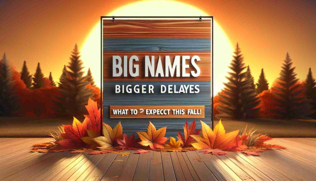 Big Names, Bigger Delays: What to Expect This Fall