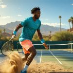 Gaël Monfils Baila a Través de los Vientos del Desierto en Indian Wells